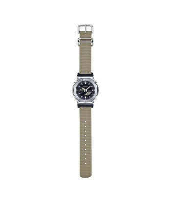 Casio G-Shock Metal Bezel CasiOak GM2100C-5A GM2100 Ultility Watch Tan Canvas Economisez 