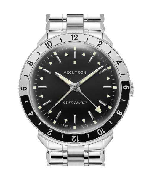 Accutron Astronaut "T" GMT 41mm Black White Watch Limited Re-Edition from 1968 pour bénéficier 