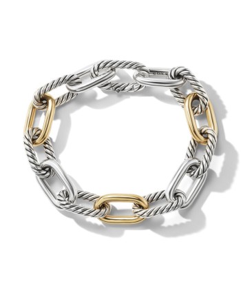 DY Madison Chain Bracelet in Sterling Silver with 18K Yellow Gold, 11MM Amélioration de cerveau avec