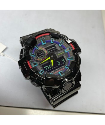 CASIO G-SHOCK GA700RGB-1A Rainbow Glossy Black Gamers Watch livraison et retour toujours gratuits