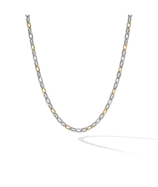 DY Madison Chain Necklace in Sterling Silver with 18K Yellow Gold, 5.5MM Les magasins à Paris et en Île-de-France