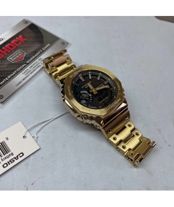 Casio G-Shock Full Metal Gold Steel Solar Bluetooth 2100 CasiOak GMB2100GD-9A Amélioration de cerveau avec