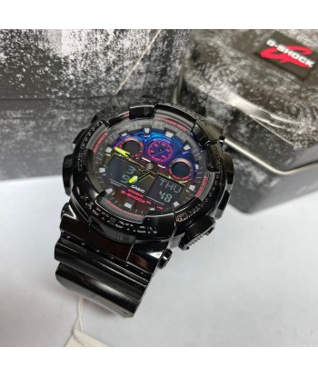 CASIO G-SHOCK GA100RGB-1A Garish Rainbow Gamers RGB Watch 50-70% off 