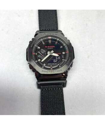 Casio G-Shock Metal Bezel CasiOak GM2100CB-1A GM2100 Ultility Watch Black Canvas Le MVP de beaucoup