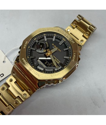 Casio G-Shock Full Metal Gold Steel Solar Bluetooth 2100 CasiOak GMB2100GD-9A Amélioration de cerveau avec