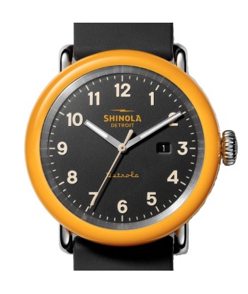 Shinola 43MM Detrola No. 2 Orange Case Quartz Watch S0120161966 Les êtres humains sont 