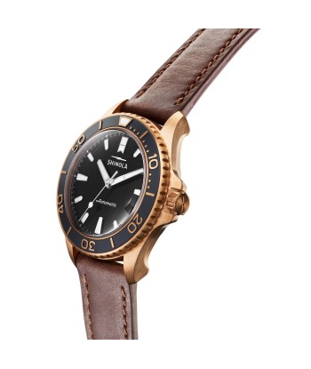 Shinola Bronze Monster Automatic 43mm Limited Gift Set Rumrunner Prohibition Watch ou a consommer sur place