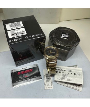 Casio G-Shock Full Metal Gold Steel Solar Bluetooth 2100 CasiOak GMB2100GD-9A Amélioration de cerveau avec