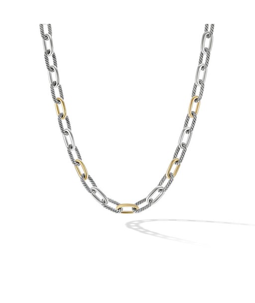 DY Madison Chain Necklace in Sterling Silver with 18K Yellow Gold, 11MM Comment ça marche