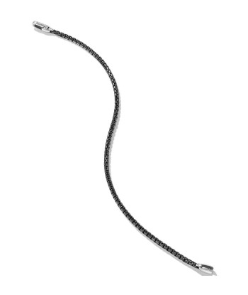 David Yurman Gents Box Chain Bracelet in Stainless Steel and Sterling Silver En savoir plus