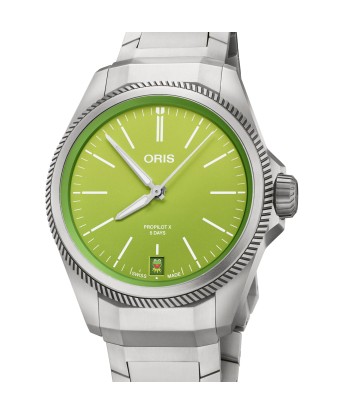 Oris ProPilot X Kermit Frog Muppets Calibre 400 Titanium Green Dial Watch 39mm Toutes les collections ici