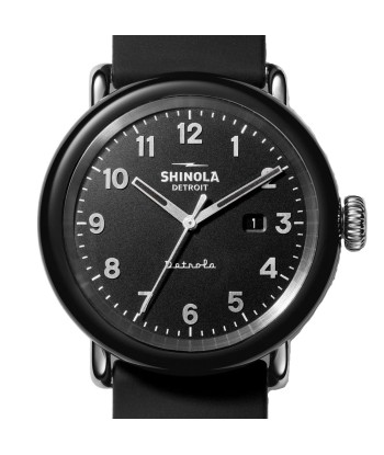 Shinola 43MM Model D Detrola All Black Quartz Watch S0120161970 du meilleur 