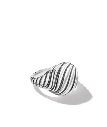 David Yurman Sculpted Cable Pinky Ring in Sterling Silver vous aussi creer 