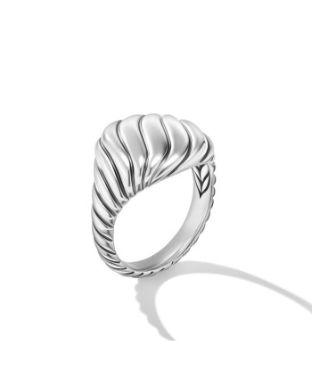 David Yurman Sculpted Cable Pinky Ring in Sterling Silver vous aussi creer 