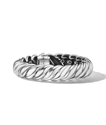 David Yurman Sculpted Cable Bracelet in Sterling Silver, 14MM de technologie