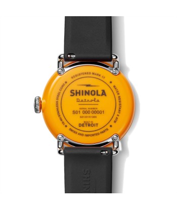 Shinola 43MM Detrola No. 2 Orange Case Quartz Watch S0120161966 Les êtres humains sont 