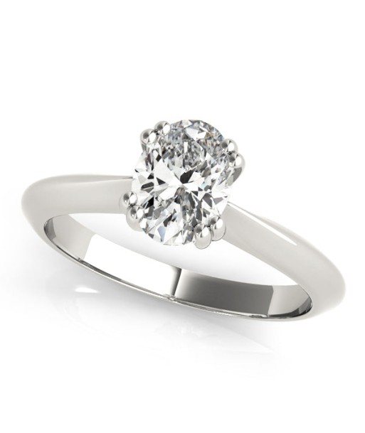 DOUBLE PRONG OVAL ENGAGEMENT RING Véritable concentré