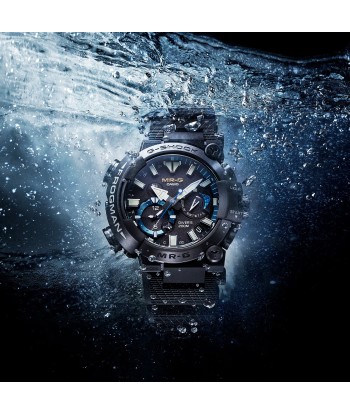 Casio G-Shock MRG Frogman MRGBF1000R-1A Blue Titanium Dive Watch Comparez et commandez 