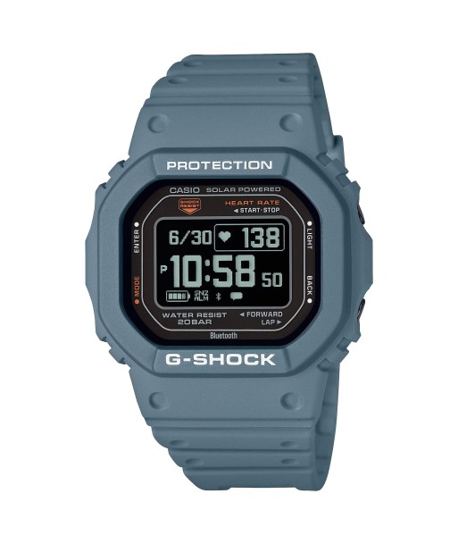 CASIO G-SHOCK DWH5600-2 Teal Move Heart Rate Monitor Solar Activity Watch une grave pollution 