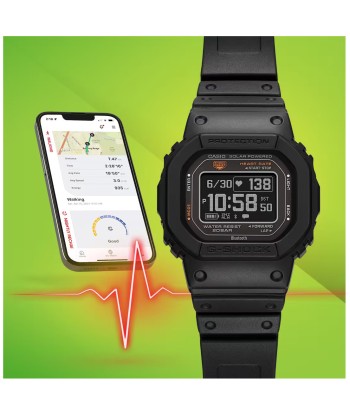 CASIO G-SHOCK DWH5600-1 Black Move Heart Rate Monitor Solar Activity Watch 50% de réduction en Octobre 2024