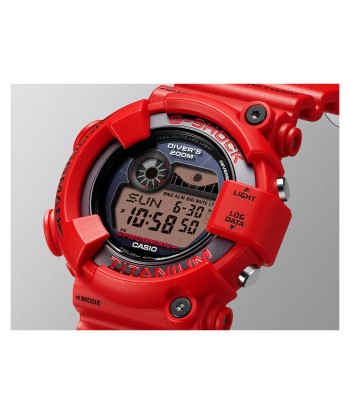 Casio G-Shock FROGMAN Digital Titanium 30th Anniversary 8200 Diver Red Watch GW8230NT-4 Limited la colonne vertébrale