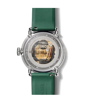 Shinola 43MM Detrola Spartan Green Watch S0120183163 Michigan State de la marque