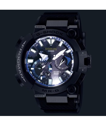 Casio G-Shock MRG Frogman MRGBF1000R-1A Blue Titanium Dive Watch Comparez et commandez 