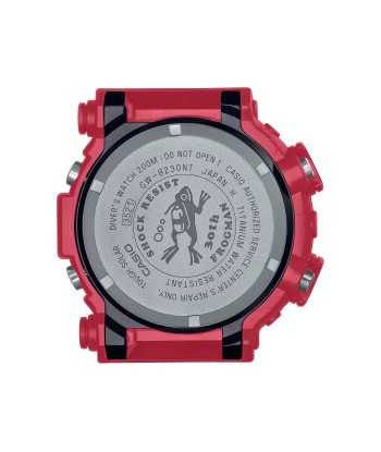 Casio G-Shock FROGMAN Digital Titanium 30th Anniversary 8200 Diver Red Watch GW8230NT-4 Limited la colonne vertébrale