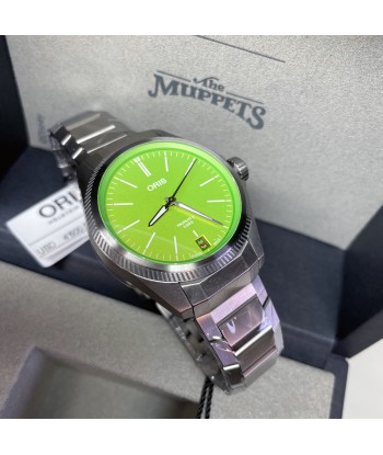 Oris ProPilot X Kermit Frog Muppets Calibre 400 Titanium Green Dial Watch 39mm Toutes les collections ici