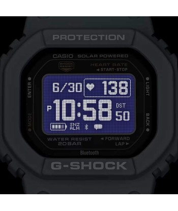 CASIO G-SHOCK DWH5600-2 Teal Move Heart Rate Monitor Solar Activity Watch une grave pollution 