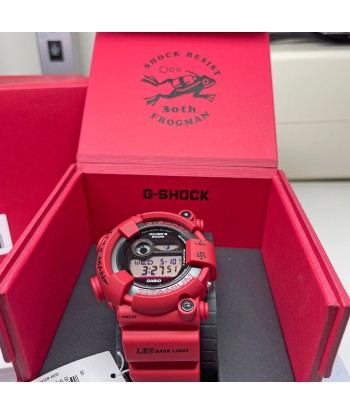 Casio G-Shock FROGMAN Digital Titanium 30th Anniversary 8200 Diver Red Watch GW8230NT-4 Limited la colonne vertébrale