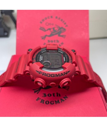 Casio G-Shock FROGMAN Digital Titanium 30th Anniversary 8200 Diver Red Watch GW8230NT-4 Limited la colonne vertébrale