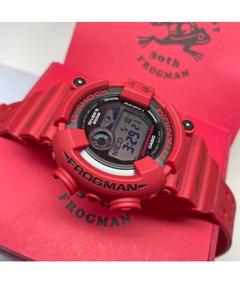 Casio G-Shock FROGMAN Digital Titanium 30th Anniversary 8200 Diver Red Watch GW8230NT-4 Limited la colonne vertébrale