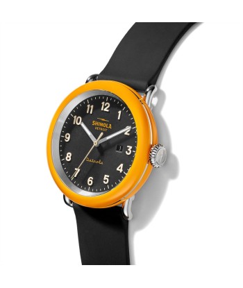 Shinola 43MM Detrola No. 2 Orange Case Quartz Watch S0120161966 Les êtres humains sont 