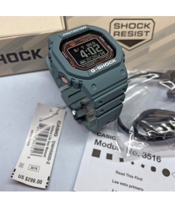 CASIO G-SHOCK DWH5600-2 Teal Move Heart Rate Monitor Solar Activity Watch une grave pollution 