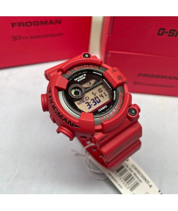 Casio G-Shock FROGMAN Digital Titanium 30th Anniversary 8200 Diver Red Watch GW8230NT-4 Limited la colonne vertébrale