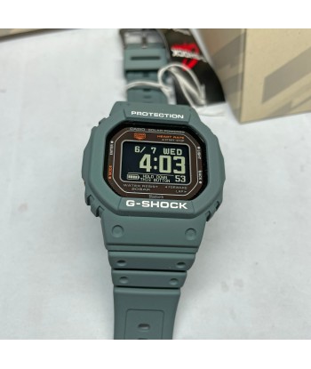 CASIO G-SHOCK DWH5600-2 Teal Move Heart Rate Monitor Solar Activity Watch une grave pollution 