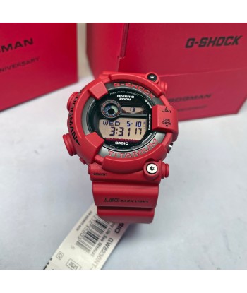 Casio G-Shock FROGMAN Digital Titanium 30th Anniversary 8200 Diver Red Watch GW8230NT-4 Limited la colonne vertébrale