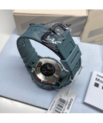 CASIO G-SHOCK DWH5600-2 Teal Move Heart Rate Monitor Solar Activity Watch une grave pollution 