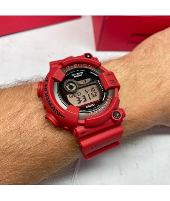 Casio G-Shock FROGMAN Digital Titanium 30th Anniversary 8200 Diver Red Watch GW8230NT-4 Limited la colonne vertébrale