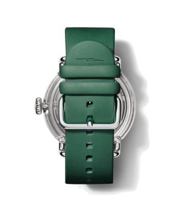 Shinola 43MM Detrola Spartan Green Watch S0120183163 Michigan State de la marque