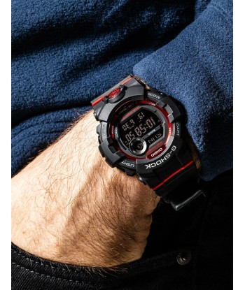 Casio G-Shock G-Squad Bluetooth Red Black Watch GBD800-1 d'Europe débarque