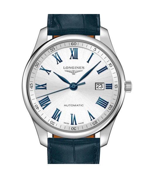 Longines Masters Collection 42MM Automatic Silver Dial Blue Strap Watch L28934792 Comparez plus de prix