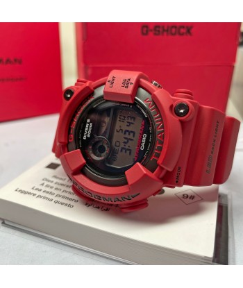 Casio G-Shock FROGMAN Digital Titanium 30th Anniversary 8200 Diver Red Watch GW8230NT-4 Limited la colonne vertébrale