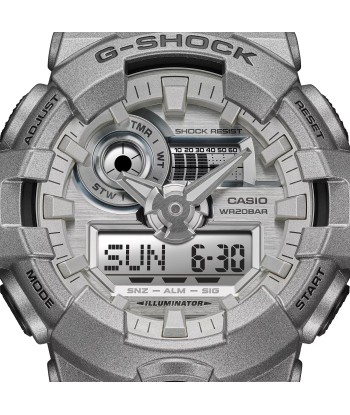 CASIO G-SHOCK GA700FF-8A Forgotten Future Silver Metallic Skeleton Watch Comment ça marche