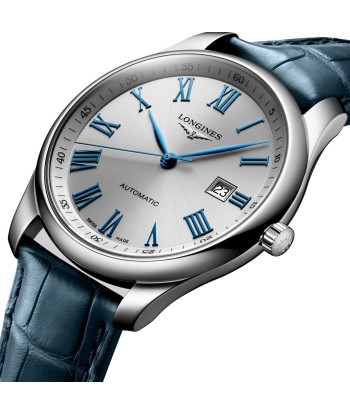 Longines Masters Collection 42MM Automatic Silver Dial Blue Strap Watch L28934792 Comparez plus de prix