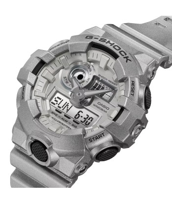 CASIO G-SHOCK GA700FF-8A Forgotten Future Silver Metallic Skeleton Watch Comment ça marche