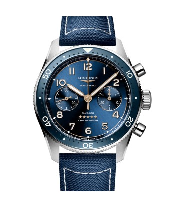 Longines Spirit Flyback 42MM Automatic Blue Dial & Strap Chronograph Watch L38214932 les ligaments