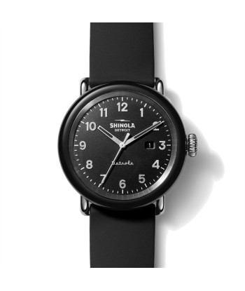 Shinola 43MM Model D Detrola All Black Quartz Watch S0120161970 du meilleur 