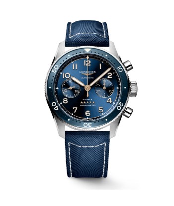 Longines Spirit Flyback 42MM Automatic Blue Dial & Strap Chronograph Watch L38214932 les ligaments